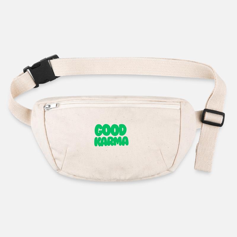 Good Karma Green - Stanley/Stella recycled Hip Bag  - natural
