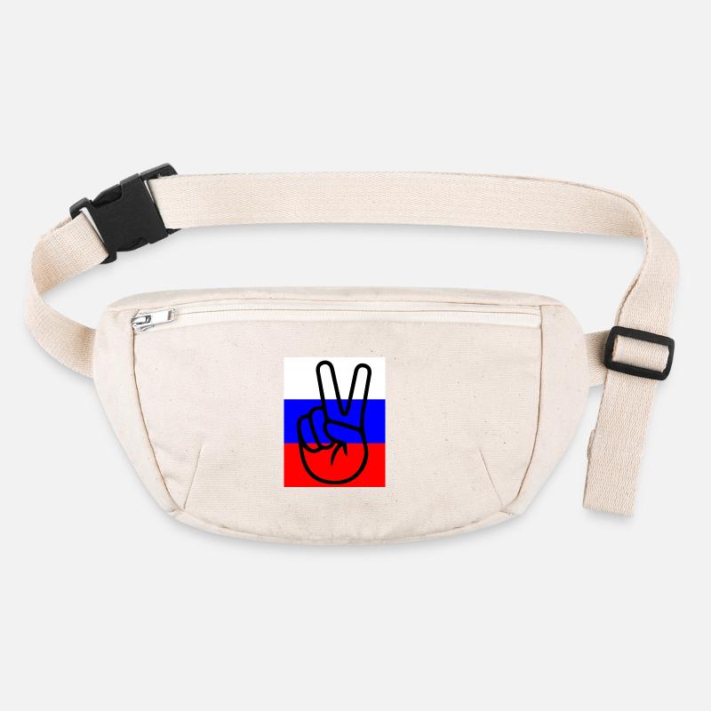 Paix avec la Russie Sac banane recyclé Stanley/Stella