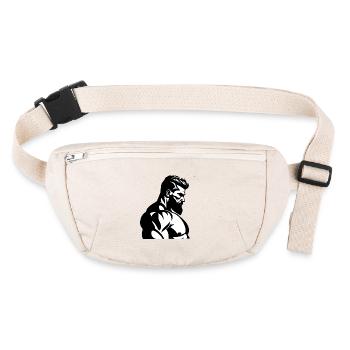 trained guy - Stanley/Stella recycled Hip Bag  - natural - Front