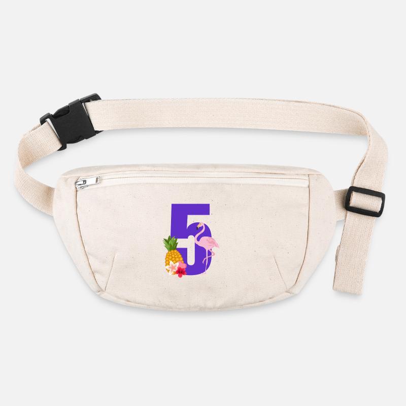 5th Anniversary Flamingo Stanley/Stella recycled Hip Bag 
