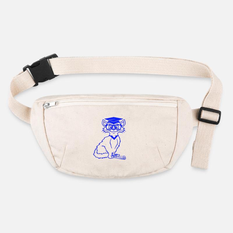 College Graduation Cat Graduation Passed Stanley/Stella recycled Hip Bag 