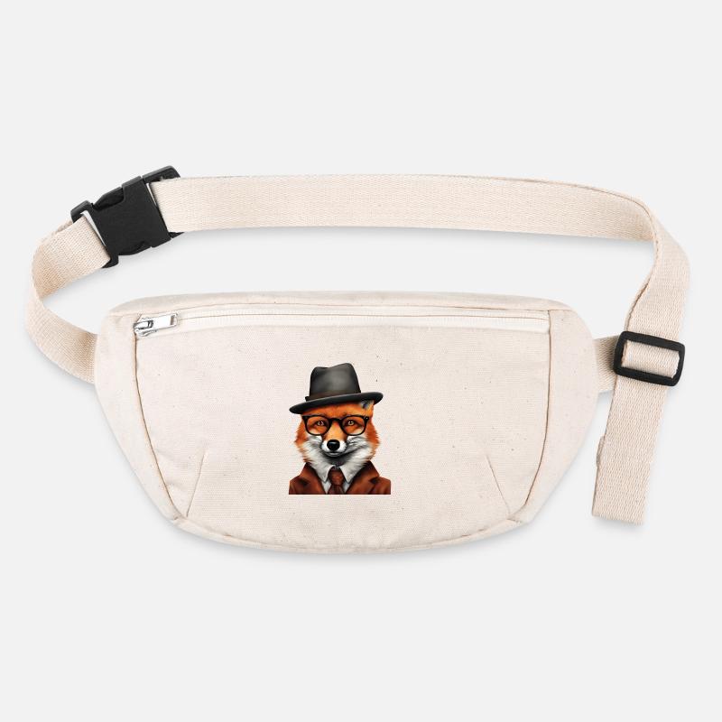 Sherlock Fox en tenue classique Sac banane recyclé Stanley/Stella
