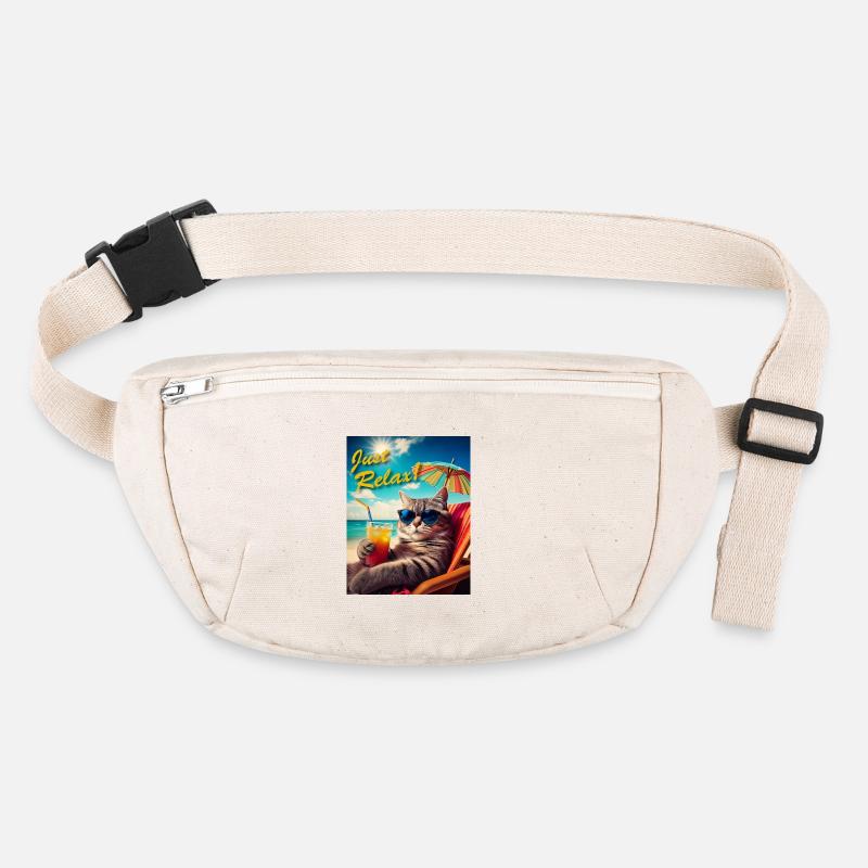 Just Relax Cat Stanley/Stella recycled Hip Bag 