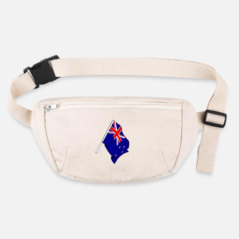 Neuseeländische Flagge Stanley/Stella recycelte Gürteltasche