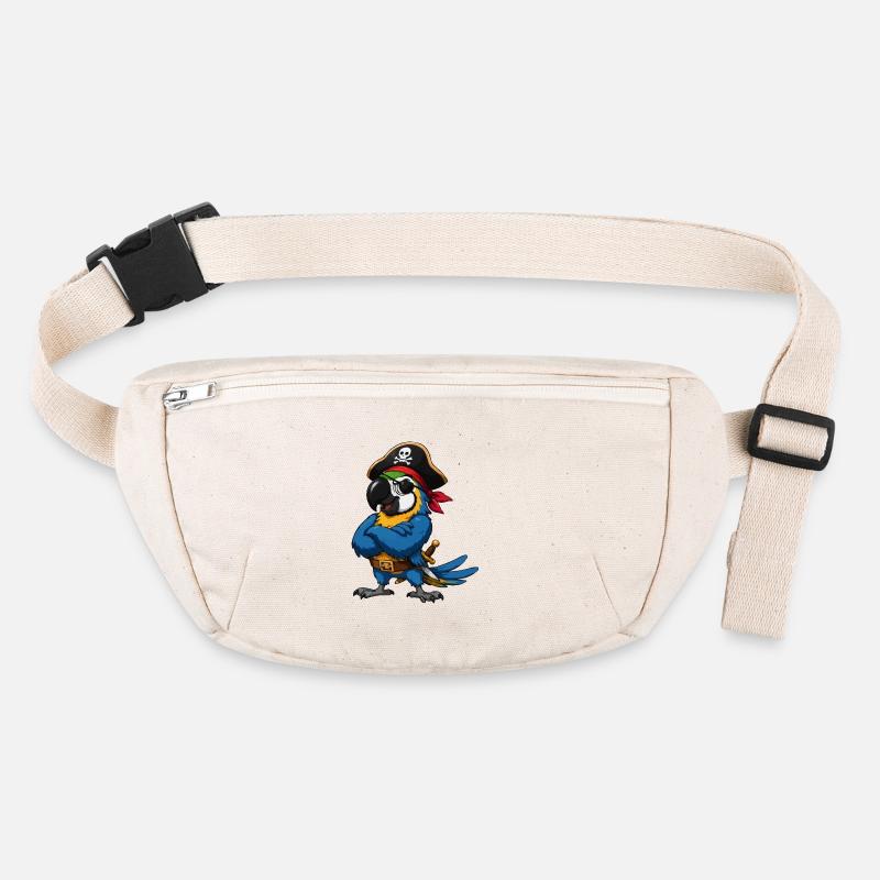 Pirate bird with eye patch Stanley/Stella recycled Hip Bag 