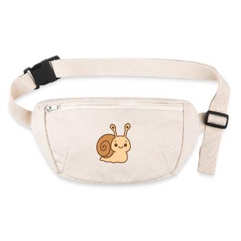 Cute Snail - Stanley/Stella recycled Hip Bag  - natural - Front