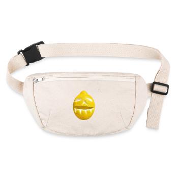 Citron - Drôle - Été - Limoncello - Visage - Sac banane recyclé Stanley/Stella - blanc naturel - Devant