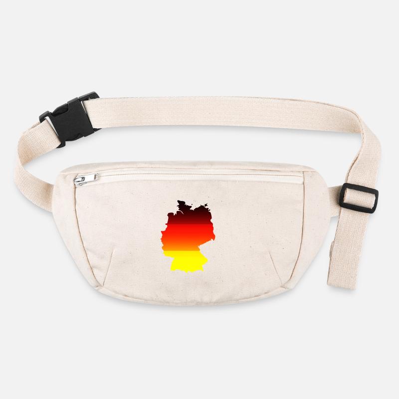 Abstrakte Farbgradient Karte Deutschland Stanley/Stella recycelte Gürteltasche