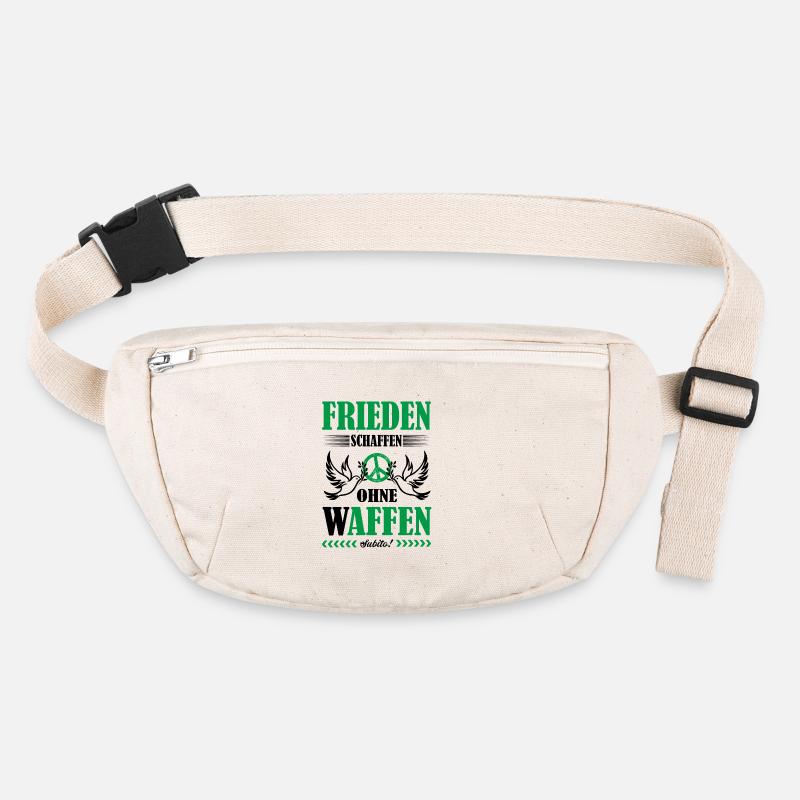 Frieden schaffen Stanley/Stella recycelte Gürteltasche