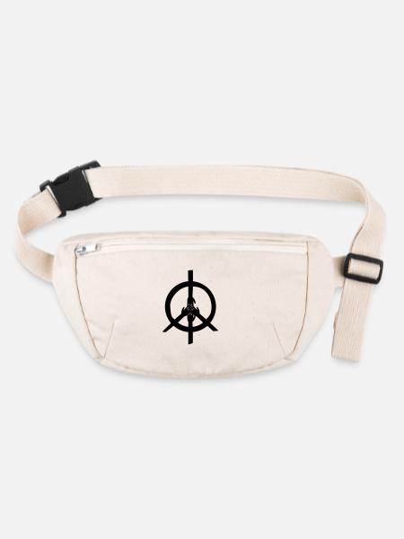 together for peace - Stanley/Stella recycelte Gürteltasche - Naturweiß
