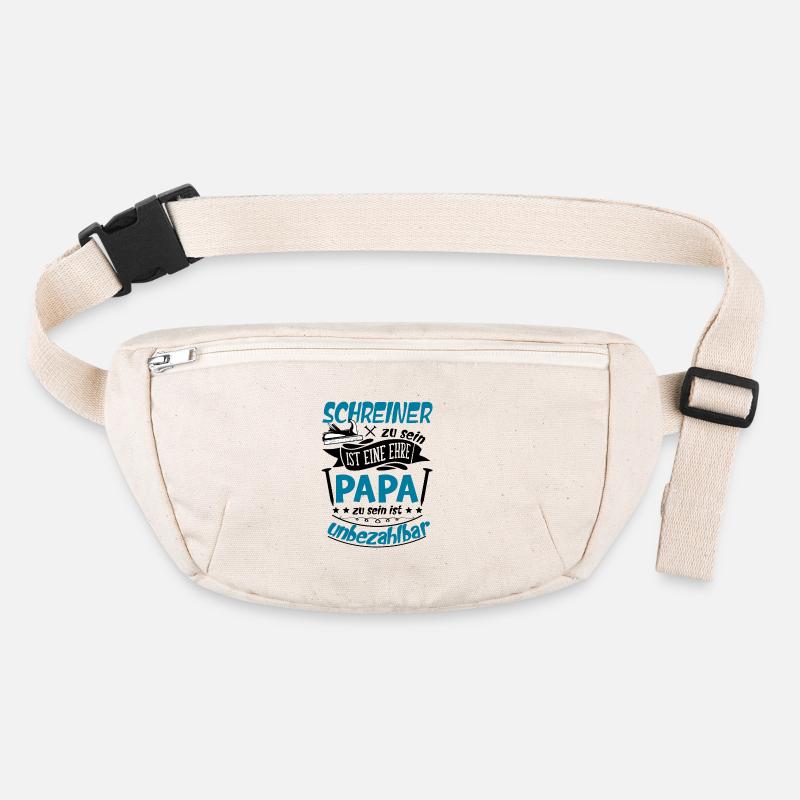 Schreiner Papa Handwerker Vatertag Stanley/Stella recycelte Gürteltasche