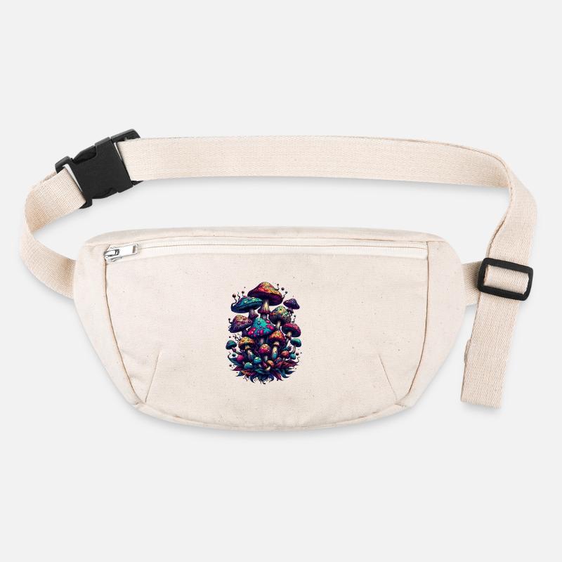 Psychedelic Mushroom Magic Stanley/Stella recycled Hip Bag 