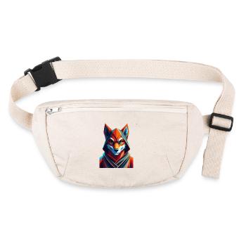 Fox Dressed - Stanley/Stella recycled Hip Bag  - natural - Front