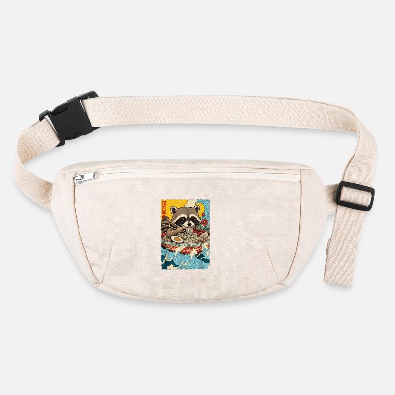 Waschbaer eats ramen noodles Stanley/Stella recycled Hip Bag 