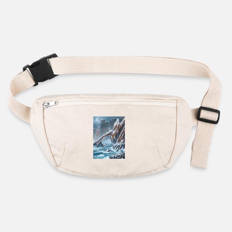 Icy Rocky Bridge over City Stanley/Stella recycled Hip Bag 
