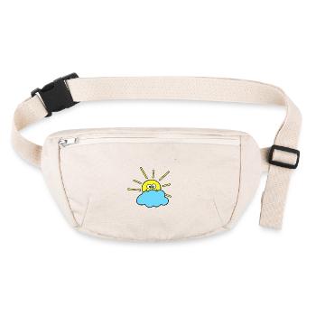 Soleil - Sac banane recyclé Stanley/Stella - blanc naturel - Devant