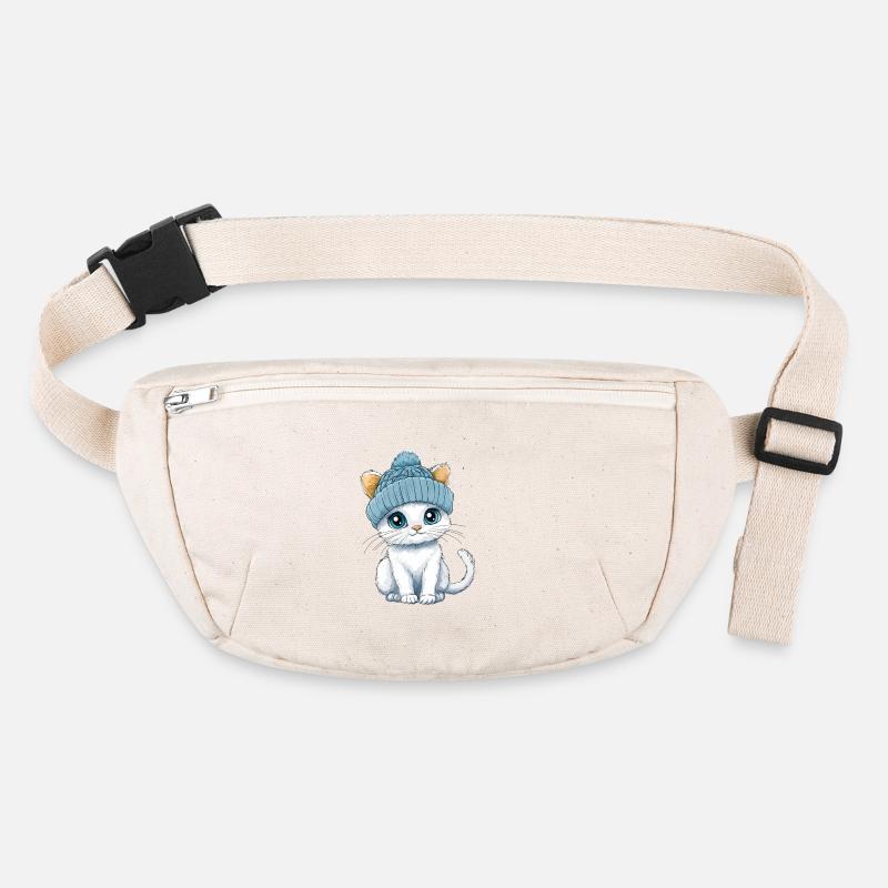 Chat mignon mignon bébé enfants animal dessin animé Sac banane recyclé Stanley/Stella