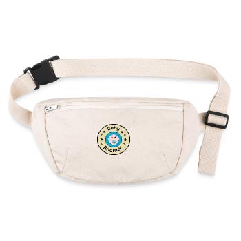 Baby-boomers - Sac banane recyclé Stanley/Stella - blanc naturel - Devant