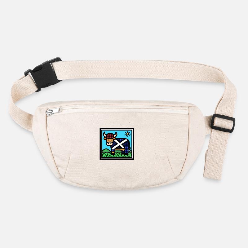Scottish Highland Cow - Pop Art Stanley/Stella recycled Hip Bag 
