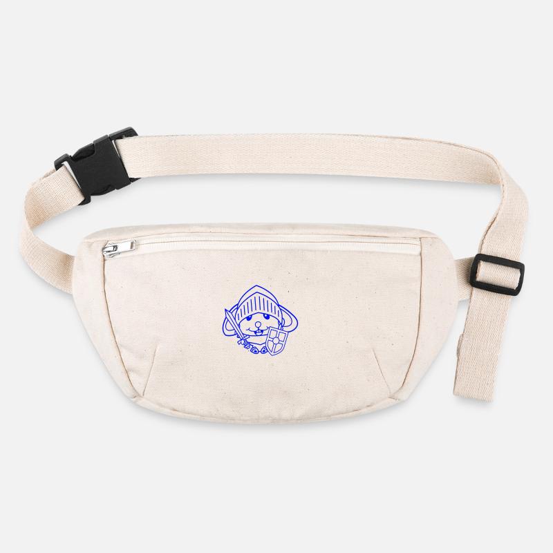 Lapin Chevalier Épée Bouclier Armure Casque Château Héros Sac banane recyclé Stanley/Stella