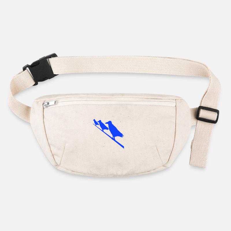 3 Ravens Sitting Cable Rope Three Friends Crew Team Stanley/Stella recycled Hip Bag 