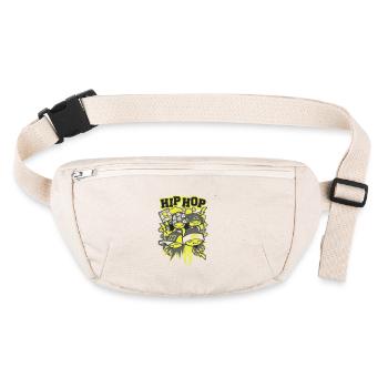 Hip Hop heads - Stanley/Stella recycled Hip Bag  - natural - Front
