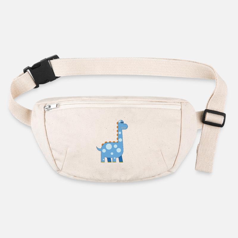 fröhlicher Dinosaurier Kuscheltier Kind süß Urzeit Stanley/Stella recycelte Gürteltasche
