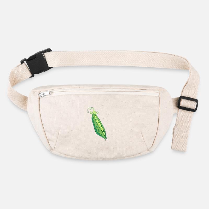 Pea peas pea pod vegetable gift Stanley/Stella recycled Hip Bag 