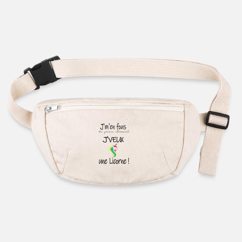 Bunte Einhorn Geburtstagsfeier Stanley/Stella recycelte Gürteltasche