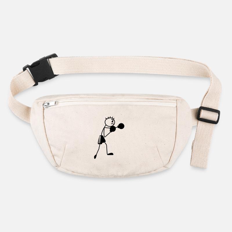 Figurine de boxe Stickmen Sac banane recyclé Stanley/Stella