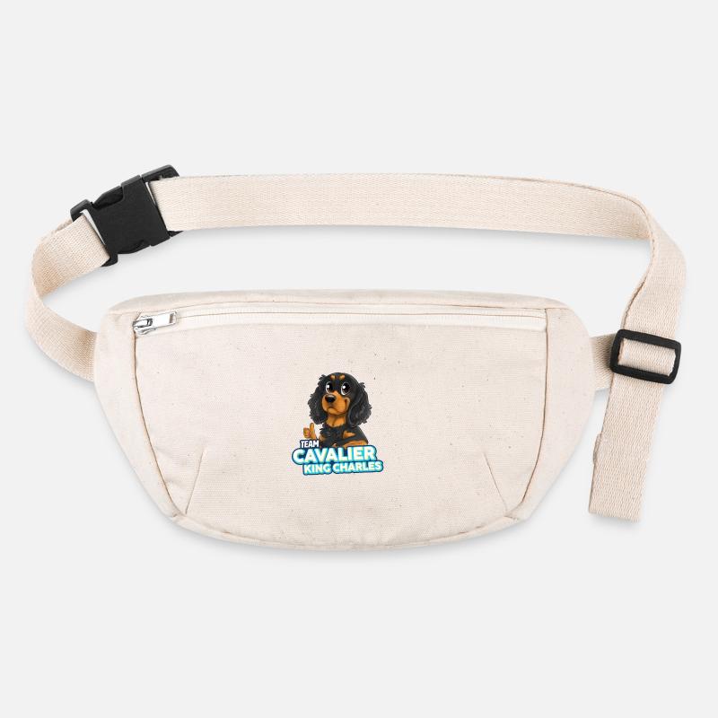 TEAM Cavalier King Charles - Noir et Feu Sac banane recyclé Stanley/Stella