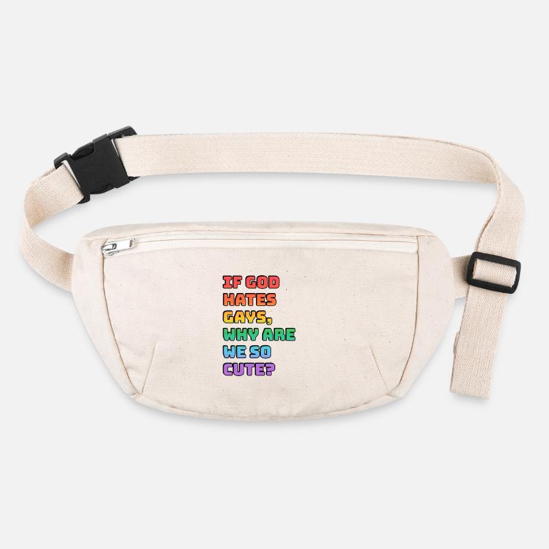 Süßes Pride Regenbogen-Tee Stanley/Stella recycelte Gürteltasche