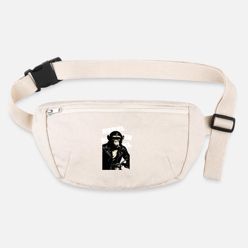 Rebellischer Affe am Motor Stanley/Stella recycelte Gürteltasche