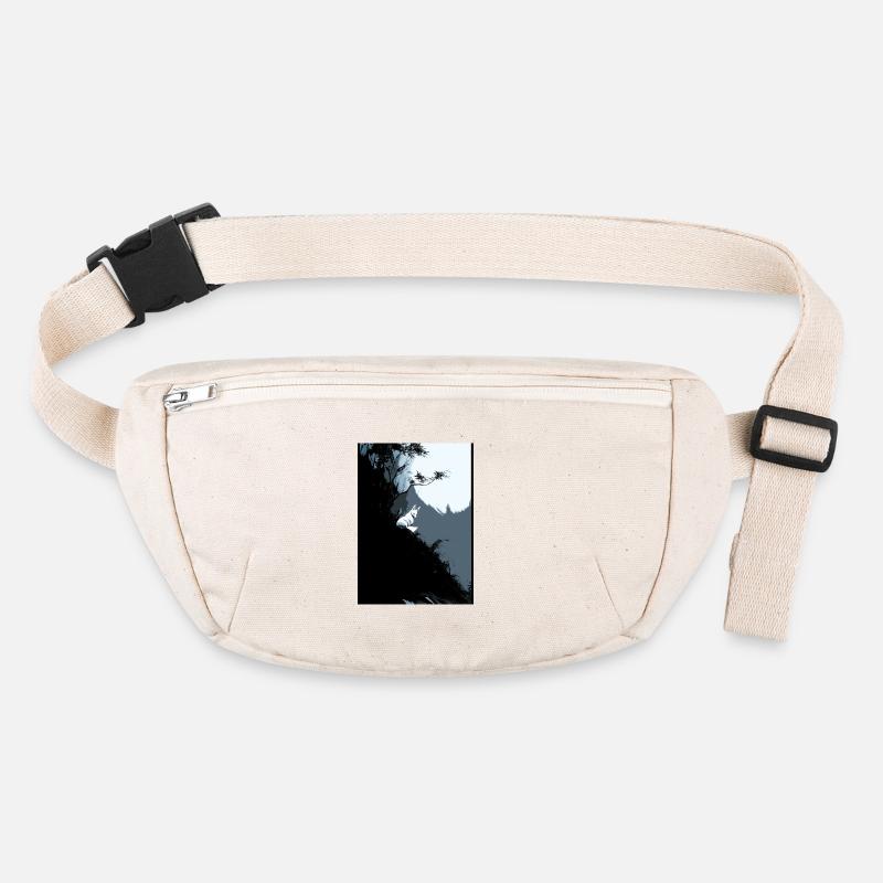 Lunar Fox auf der Bläulichen Klippe Stanley/Stella recycelte Gürteltasche