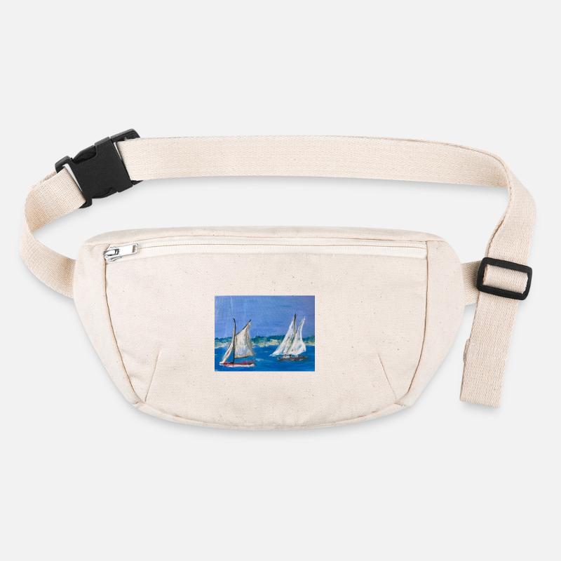Bootsfahrt - Stanley/Stella recycelte Gürteltasche - Naturweiß