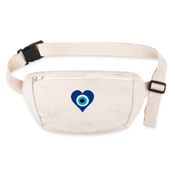 Nazar comme cœur - Sac banane recyclé Stanley/Stella - blanc naturel - Devant