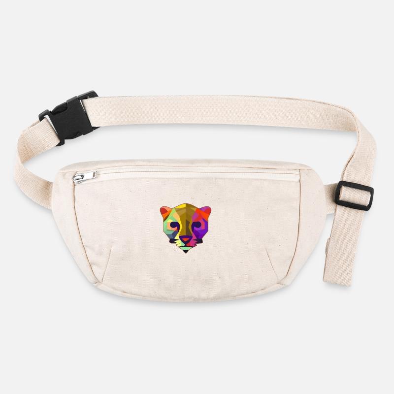 Panthère Stylisée Multicolore Sac banane recyclé Stanley/Stella