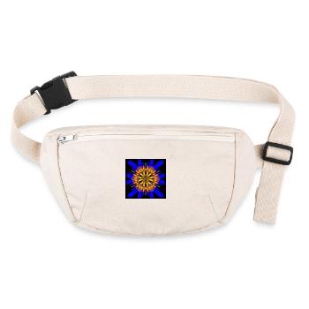Flowerpower - Stanley/Stella recycled Hip Bag  - natural - Front