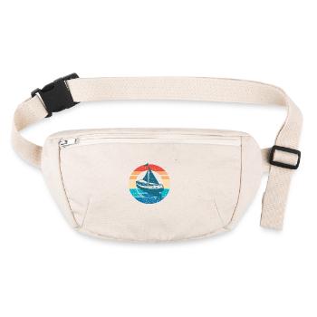 Balade dans l’eau - Sac banane recyclé Stanley/Stella - blanc naturel - Devant