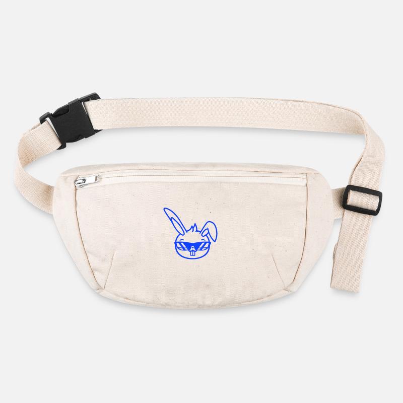 Bunny Sunglasses Cool Bunny Teeth Rabbit Funny Stanley/Stella recycled Hip Bag 