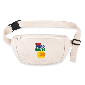 Bob fête ses 29 ans aujourd’hui - Sac banane recyclé Stanley/Stella - blanc naturel - Devant