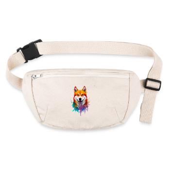 Akita - Sac banane recyclé Stanley/Stella - blanc naturel - Devant