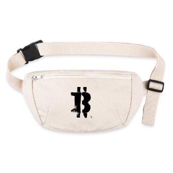 B for Bitcoin - Stanley/Stella recycled Hip Bag  - natural - Front