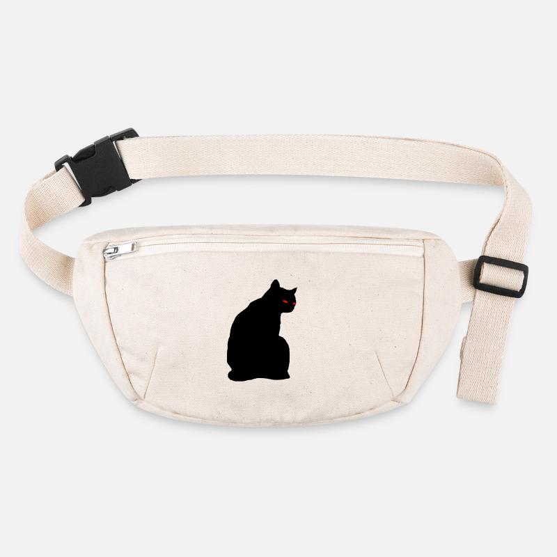 Chat noir Sac banane recyclé Stanley/Stella