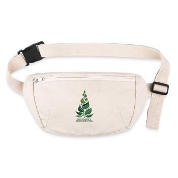 Sapin de Noël vert écologique - Sac banane recyclé Stanley/Stella - blanc naturel - Devant
