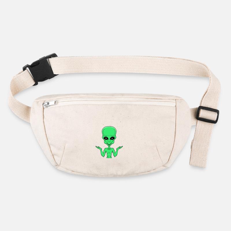 Un extraterrestre vert dans le doute Sac banane recyclé Stanley/Stella