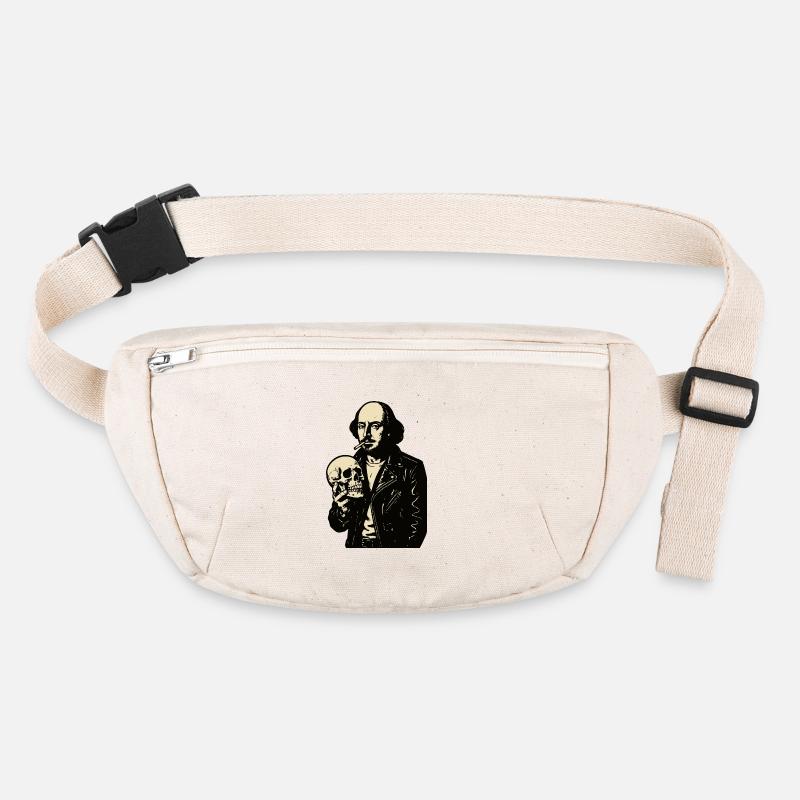 William Shakespeare mit Schädelporträt Stanley/Stella recycelte Gürteltasche