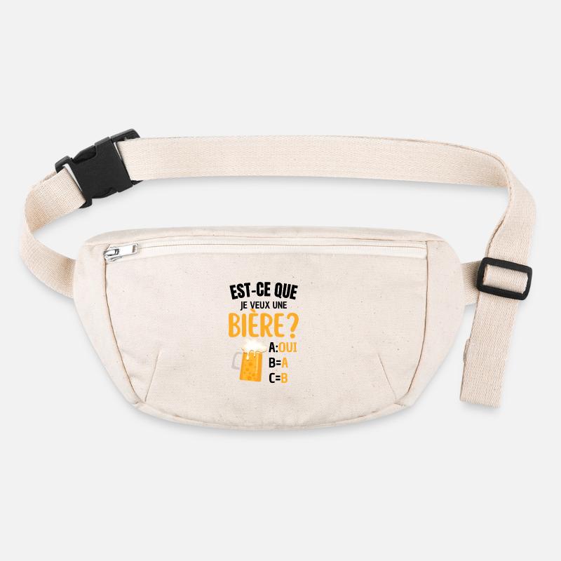 Humour Bière Et Réponse Évidente Sac banane recyclé Stanley/Stella
