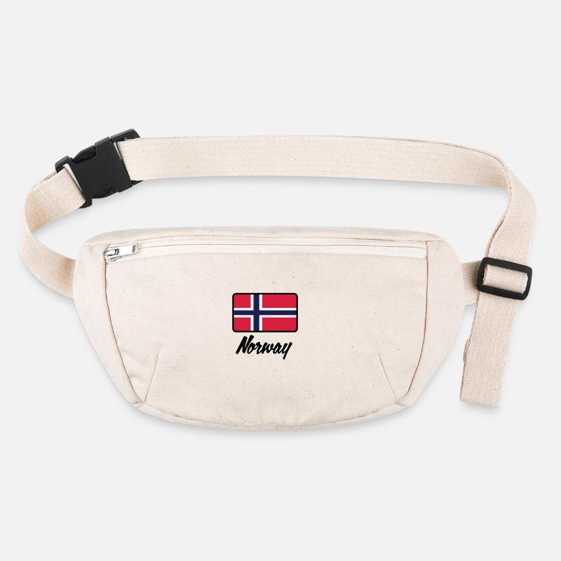Drapeau national de Norvège Sac banane recyclé Stanley/Stella