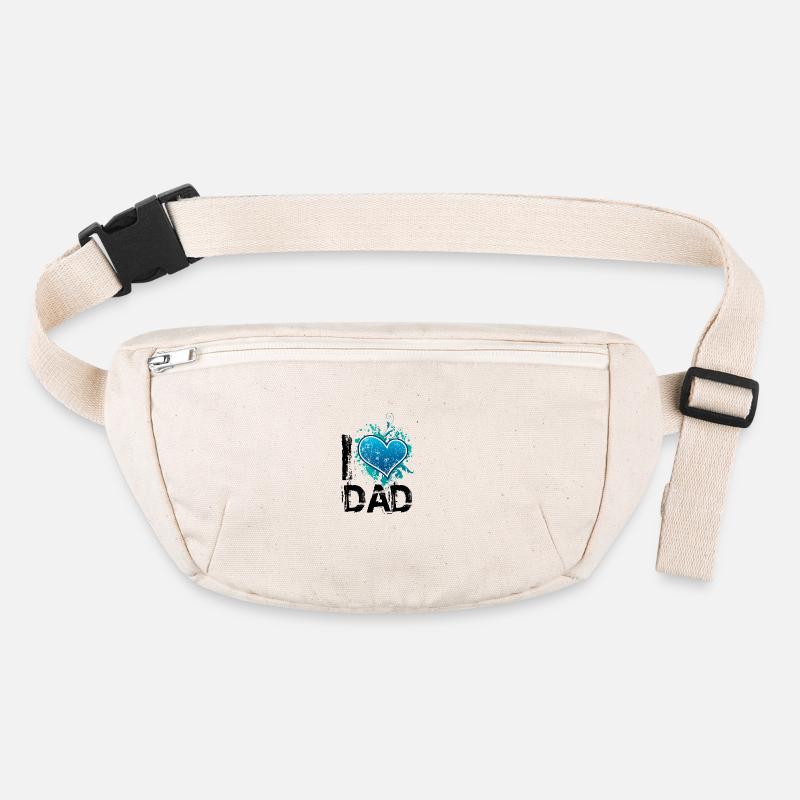 I love dad uk Stanley/Stella recycled Hip Bag 